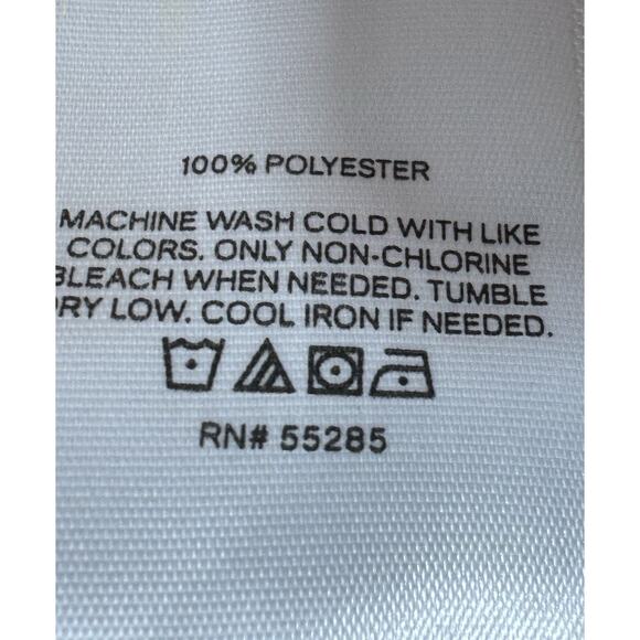 Express Printed Puff Sleeve Midi Dress Blue and White Women’s Size X-Large - Picture 13 of 14